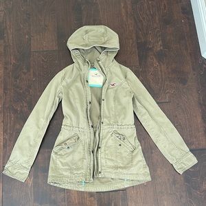 Hollister Olive Green Utility jacket size small